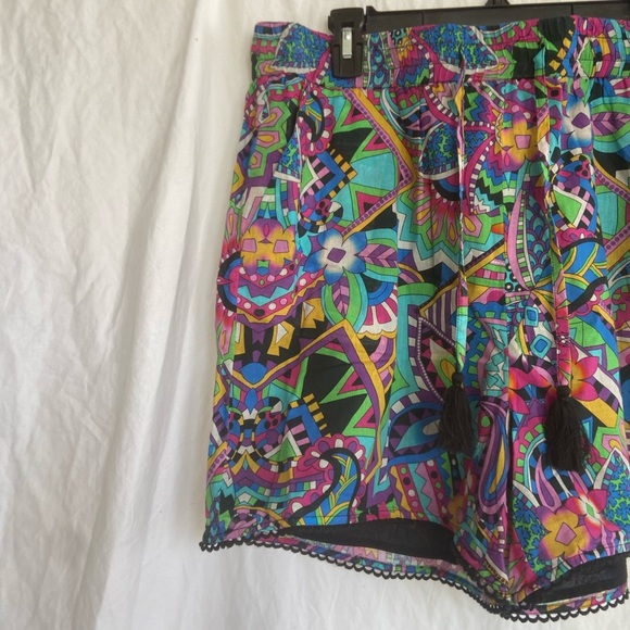 Johnny Was Johnny Was Demarne Pull-On Short in Blue Size XL NEW - Picture 10 of 16